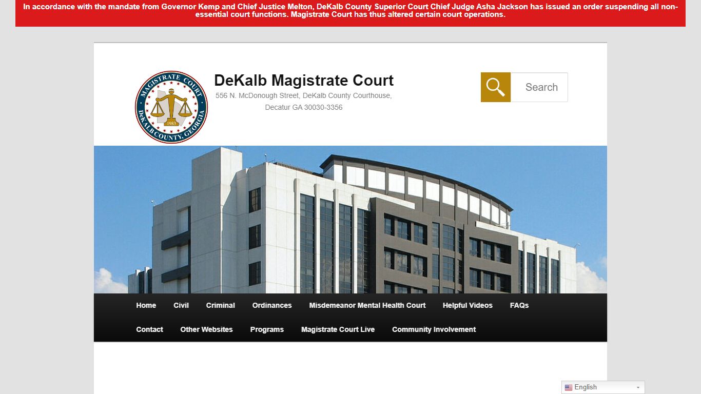 Civil | DeKalb Magistrate Court